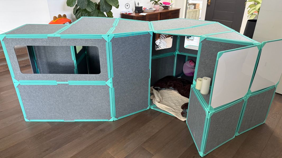 kit de construction de fort pour enfants