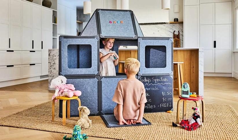 kit de construction de fort pour enfants