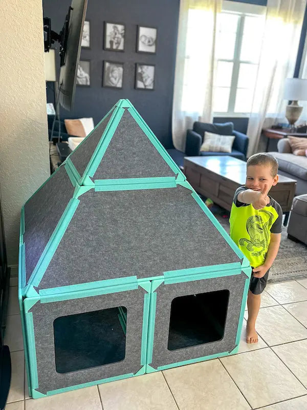 kit de construction de fort pour enfants